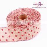 Professional Wavy Design Printed Jute Ribbon thumbnail-2