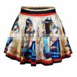 2017 New Style Spring Women Egypt Pharaoh SKATER SKIRT Short Skirt thumbnail-2