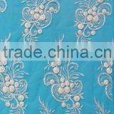 Attractive African Beaded Lace Dress Fabric for Wedding Dress 2017 thumbnail-2