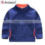 Children Garment Windproof Zipper-up Boutique Polar Fleece Children's Coats thumbnail-1