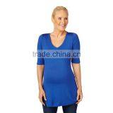 Wholesale Plus Size Sexy v Neck Maternity t Shirt Maternity Clothing Dropship thumbnail-2