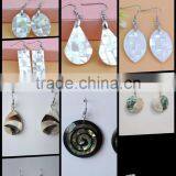 2016 Natural Paua Shell Earrings European Style Abalone Shell Earrings for Luxury Party thumbnail-3