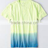 MGOO Wholesale Mens Dip Dye T Shirt Cheap Round Neck Slim Fit Fashion T Shirts thumbnail-3