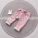 Knitted Cotton Striped Pants Ruffle Pants for Kids Wholesale Children's Boutique Clothing thumbnail-5