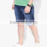 Man Rolled Design Washed Denim Shorts Men Regular Rise Jeans Shorts thumbnail-3