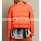 2015 Garments Factory Ladies Fashion Short Down Jacket With Detachable Fur Collar thumbnail-4