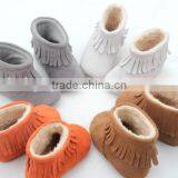 Fashion Suede Leather Baby Boots for Girls Babies thumbnail-2