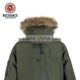 Mens Down Parka for Winters With Fur thumbnail-5