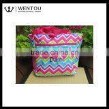 Wholesale Custom Chevron Tote Bag thumbnail-1