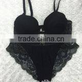 New Design Red Fancy Lace Ladies Sexy Women Panty and Bra Sets thumbnail-6