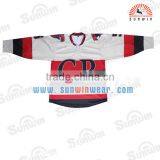Goalie Cut High Quality Custom Sublimated Ice Hockey Jersey Wholesale From China thumbnail-3