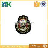 Military Gold Crown Boat Anchor Embroidered Iron On Patch Badge Applique thumbnail-1