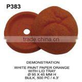 P383 DEMONSTRATION WHITE PAINT PAPER ORANGE thumbnail-1