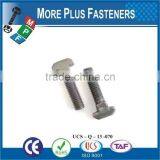 Made In Taiwan Stainless Steel Black Oxide Bright Zinc Plated Tee Head Bolt thumbnail-4