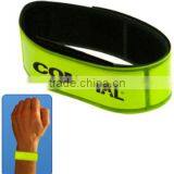 Fluorescent Ec-friendly Pass EN13356 Safety Reflective Slap Band thumbnail-5