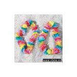 Party Lei.-081509- Silk Flower Leis-Mahalo Lei-Daisy Lei-Honey Moon Lei-Party Lei-Plastic Lei thumbnail-1