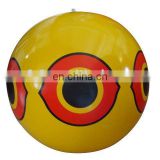 inflatable yellow beach ball for advertising