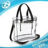 Transparent PVC And With Pocket Shopping Bag thumbnail-1