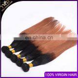 Brazilian Ombre Silky Straight Wave Hair 1b/30 Brazilian Virgin Human Hair Body Weave Brazilian Wavy Hair thumbnail-5