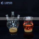 Borosilicate Glass Round Bottom 3 Necks Flask thumbnail-3