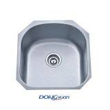 Guangdong Dongyuan Kitchenware Stainless Steel D Shape Single Bowl Kitchen Sinks thumbnail-1