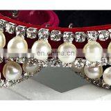 Pet Pearl Necklace Dog Collar Jewelry Rhinestone Pendant Teddy Cat Pet Accessories thumbnail-2