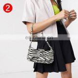 Vintage Harajuku PU Leather Baguette Bag Kawaii Cute Sweet Cow Pattern Spot Handbag Mini Underarm Bag Axillary Pouch thumbnail-3