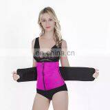 Women Hot Sweat Neoprene Workout Waist Trainer Corset Trimmer Belt Zipper Slimming Weight Loss Body Shaper thumbnail-3