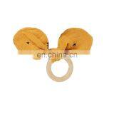 Eco-friendly Bow Knot Organic Baby Teething Ring Toy thumbnail-4