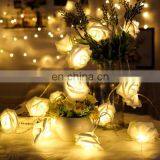 Battery Powered 2M/3M LED Rose Flower String Lights Holiday Valentine's Day Wedding Birthday Party Decor Garland thumbnail-7