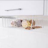Wire Storage Basket Under Cabinet Wire Hanging Basket for Kitchen Pantry Desk Bookshelf thumbnail-4