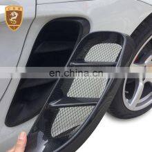 Car Tuning Carbon Fiber Side Skirts Air Vents Car Parts For Porsche Boxster 718 Autos Side Vent Air Duct Intake Covers thumbnail-2