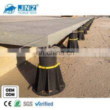 JNZ Wholesale Adjustable Plastic Pedestal Roof Support Raised Floor Stand for Concrete Tiles