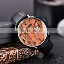 2022 BOBO BIRD Japan Quartz Movement Genuine Leather Watch Leather Strap Wooden Watch thumbnail-1