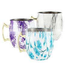 Hot Sale Popular Hammer Moscow Mule Mug Cup Cocktail Wine Beer Copper Coating Mule Mug Outdoor Portable Travel Cup thumbnail-4