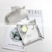 Leather Tray Desktop Jewelry PU Leather Tray Foldable Leather Tray thumbnail-3