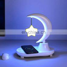 Wireless Charging Bluetooth Music Speaker USB Bird Night Lights Bedroom Bedside Romantic Dream Table Lamp for Valentine's Day thumbnail-2