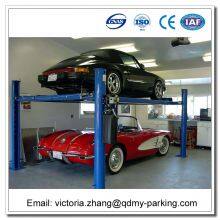 Cheap Price 2 Level Parking Lift/Underground Carport/Hydraulic 4 Post Parking Lift China/Four Post Car Lift