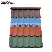 Professional Back Red And Grey Decorative Roman Roof Tile Stone Coated Roof Tile Roofing Tile thumbnail-2
