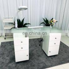 Manicure Table Simple Single White Manicure Table,Foldable And Easy To Carry thumbnail-2
