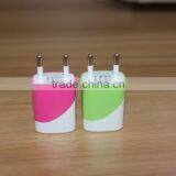 Multiple Fashionable Color Match Mobile Phone Battery Charger eu Plug thumbnail-4