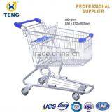 American Style Classical Unfold Supermarket Shopping Cart thumbnail-3