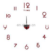 Modern Home Decoration 3D Reloj De Pared Decorativos Simple DIY Art Acrylic Digital Wall Clock for Home Decor Wall Decoration thumbnail-2
