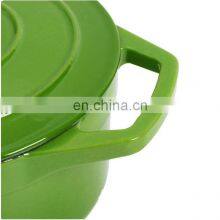 Food Grade Bright Smooth Enamel Surface Cast Iron Casserole Set thumbnail-5