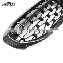 G20 Pre-Lci Carbon Fiber Front Kidney Diamnod Style Grille Front Grill For BMW 3 Series G20 G21 320i 330i M340i M340d thumbnail-6