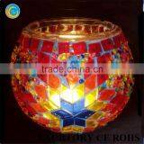 Wholesale New Design Gold & Copper Mosaic Votive Holders