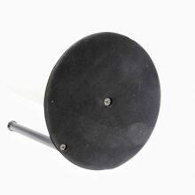 Stainless Steel Rolled Paper Bar Vertical Round Head Without Punching Kitchen Bathroom Toilet Paper Rack European-style Paper Towel Rack thumbnail-3