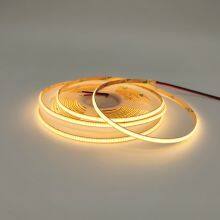 12V 24V COB LED Strip Light 480LEDs Flexible Tape High Density Linear Lighting Warm Natural White thumbnail-2