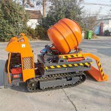Crawler Type Automatic Feeding 400L Small Concrete Mixer Truck thumbnail-5