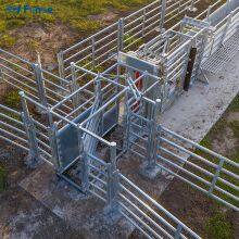 Portable Hot Dip Galvanized Steel Powder Coated Eco-Friendly Livestock Cattle Panels Safety Fencing Horse Fence 6ft Folding thumbnail-1